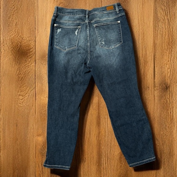 JUDY BLUE Ripped Boyfriend Jeans SIZE 20W - Picture 4 of 4